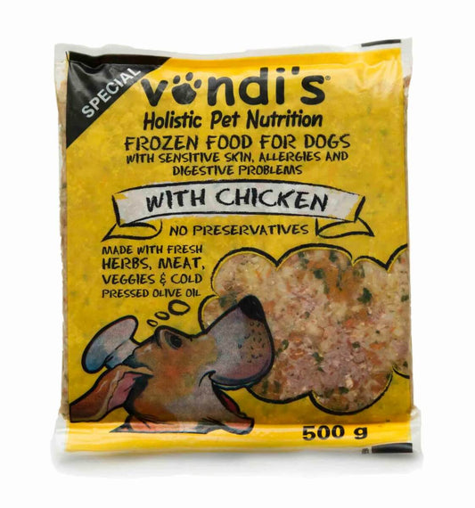 Vondies sensitive skin chicken 500g  (Collection Only)