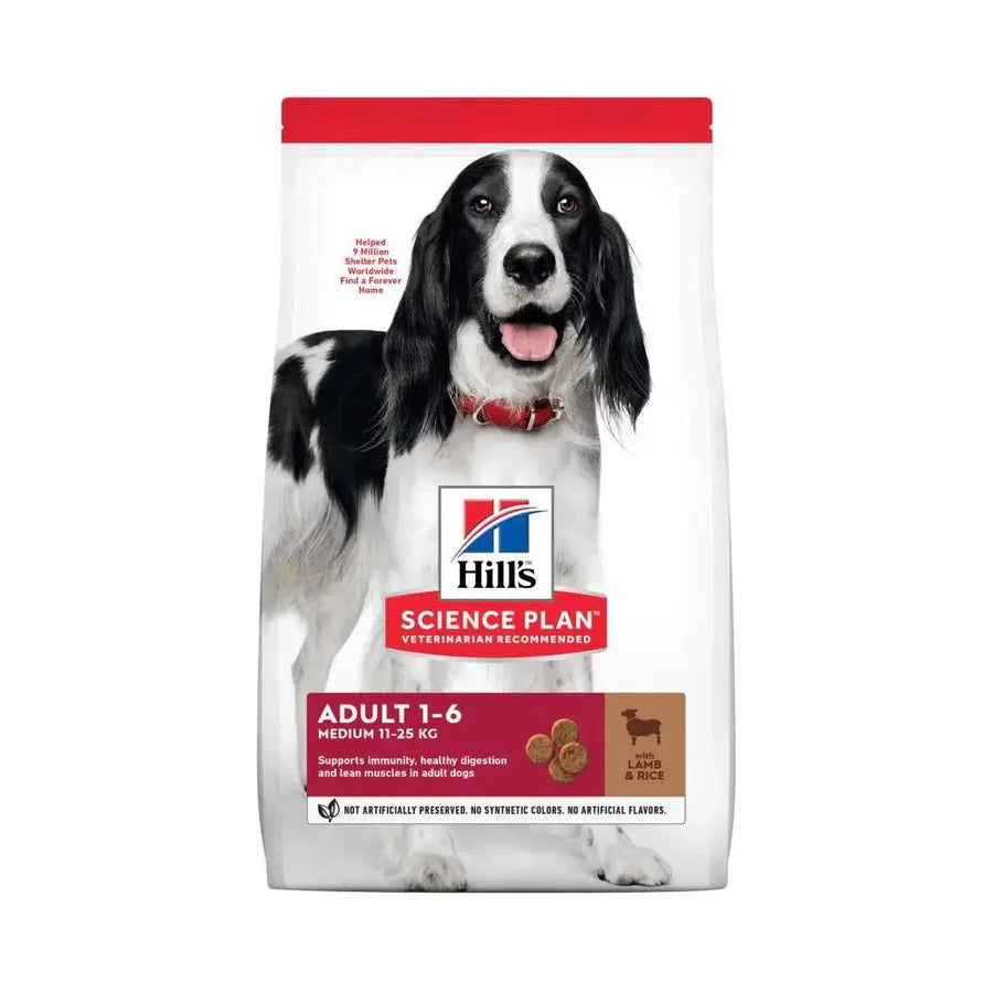 Hill's Canine Adult Medium LAMB 12kg BONUS BAG