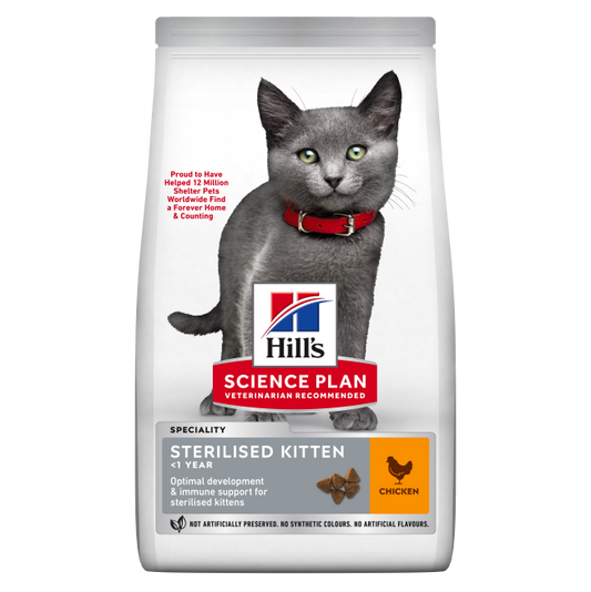 Hill's Science Plan Chicken Sterilised Kitten Food