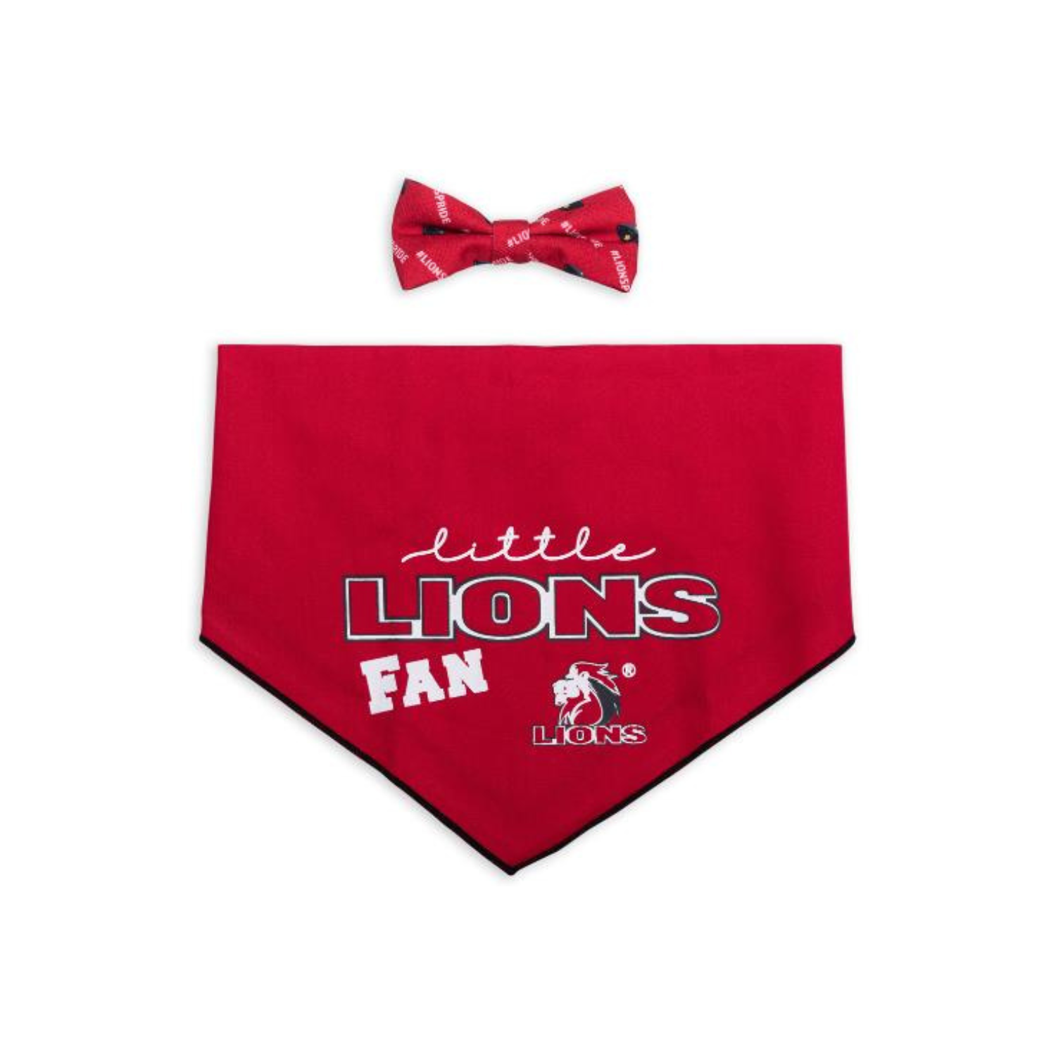 Bow Tie & Bandana Set Official Licensed Lions