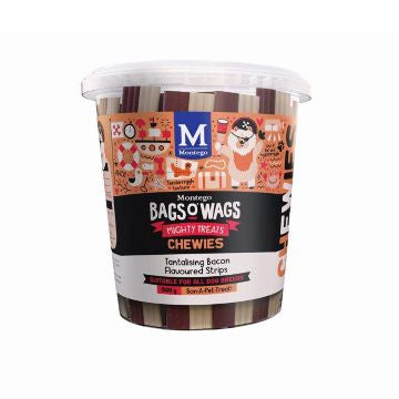 Montego Bag O' Wags Bacon Stripes 500g