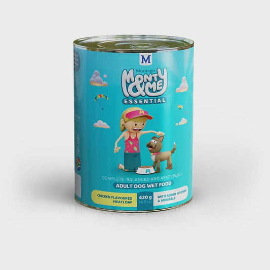 Monty & Me Essential Dog Wet Food Chicken 420g
