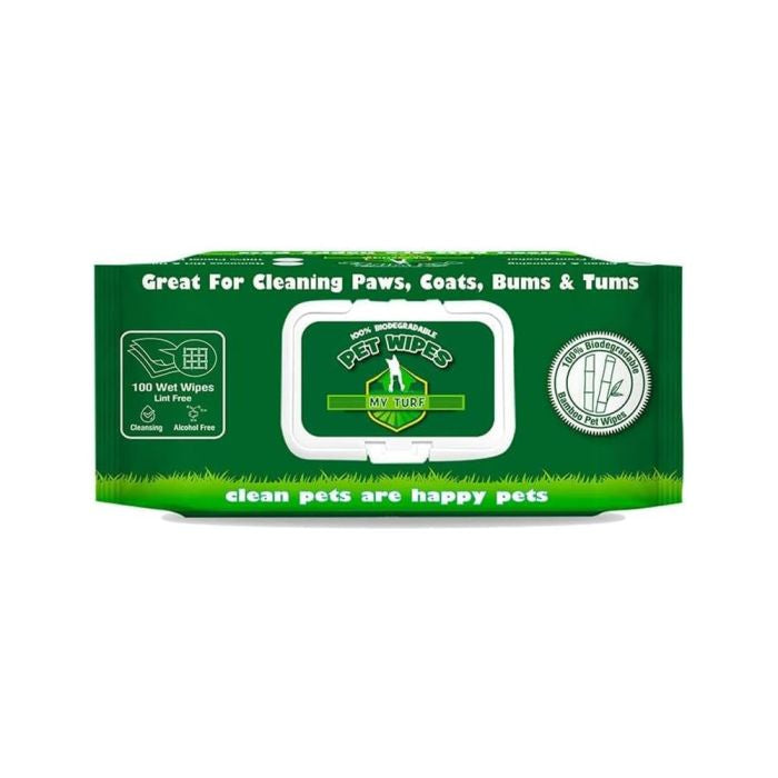 Biodegradable Bamboo Pet Wipes - 100 counts