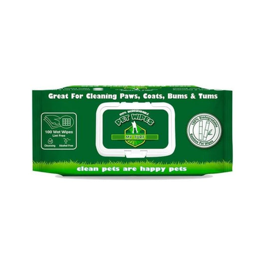 Biodegradable Bamboo Pet Wipes - 100 counts