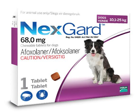 NexGard Chewables Dog (10-25kg)