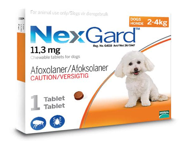 NexGard Chewables Dog (2-4kg)