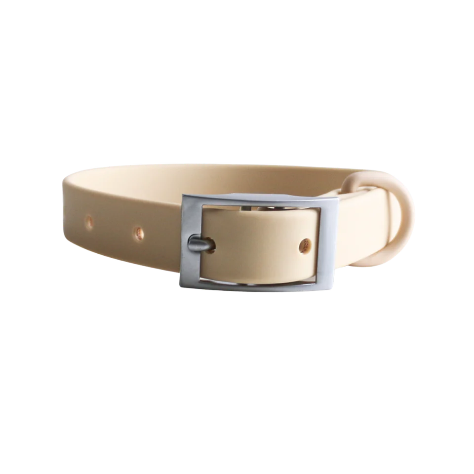 Pet Haus Biothane Collar Nude