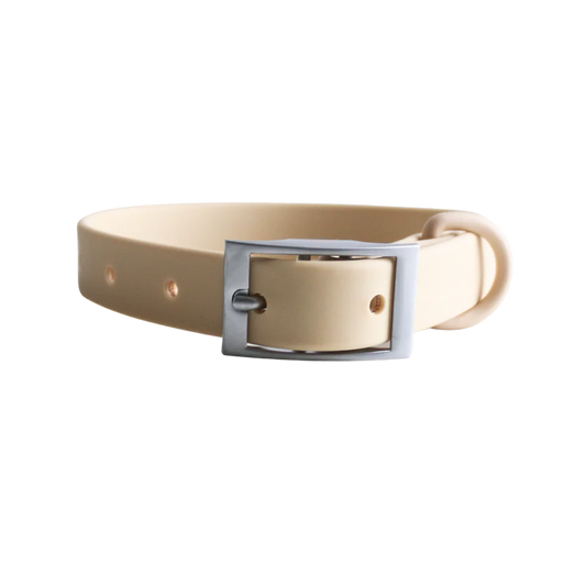 Pet Haus Biothane Collar Nude