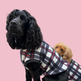 Load image into Gallery viewer, Plaid Pooch Sleeveless Jumper (Black & White)
