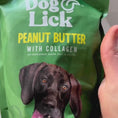 Load and play video in Gallery viewer, Dog Lick Peanut Butter with Collagen Dog Treat - 500g
