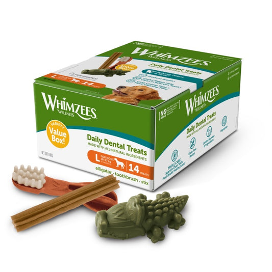 Whimzees Dental Dog Treats Large