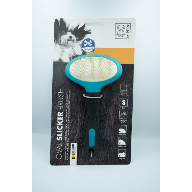 M-pets Oval Slicker Brush Large