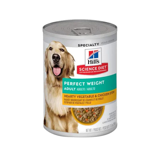 Hills Science Plan Adult Dog Food Perfect Weight - Veg & Chicken Stew