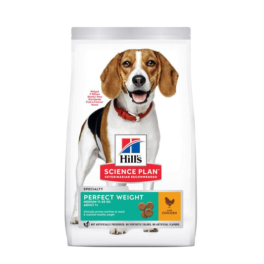 Hills Science Plan Canine Perfect Weight Adult Medium chicken