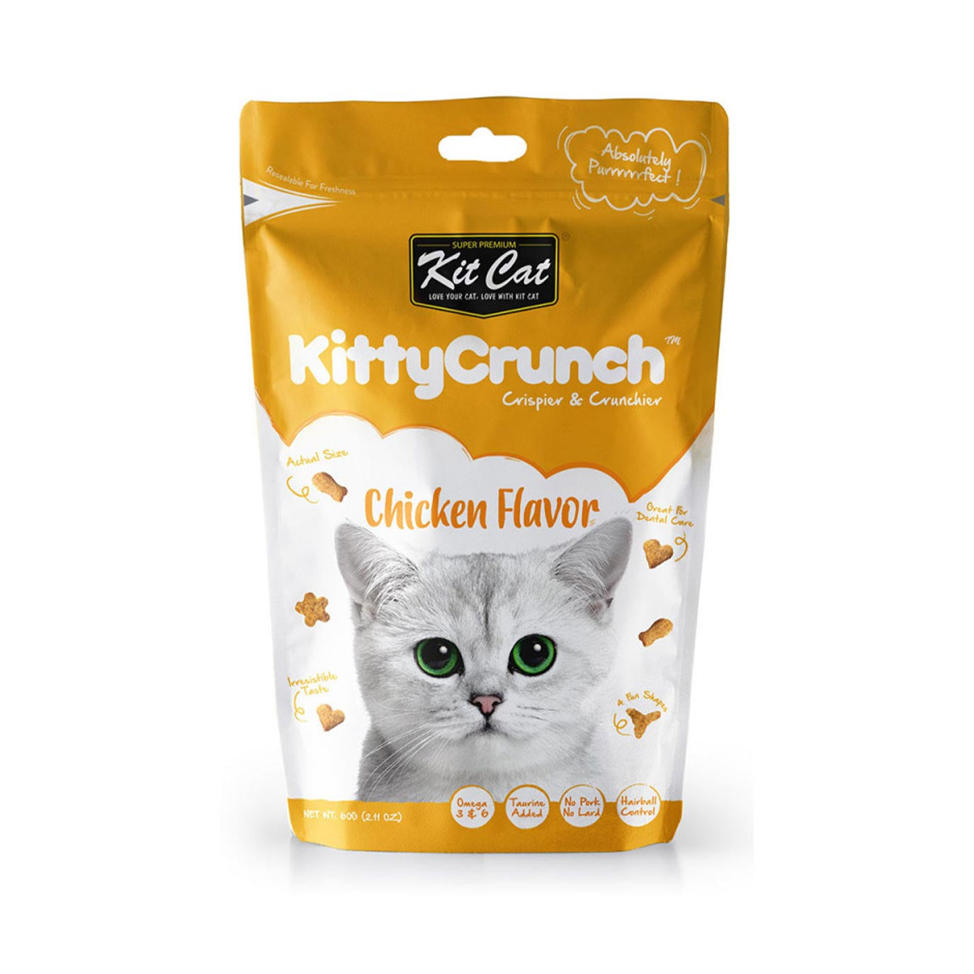 Kit Cat Kitty Crunch Chicken Flavour 60g