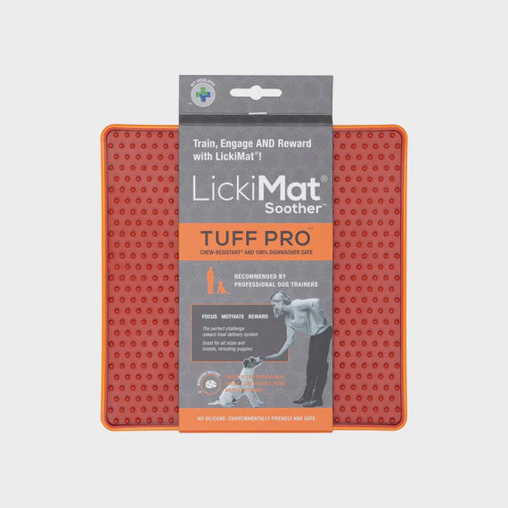 LICKIMAT SOOTHER TUFF PRO ORANGE