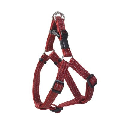 Rogz Utility Step-In Harness Red