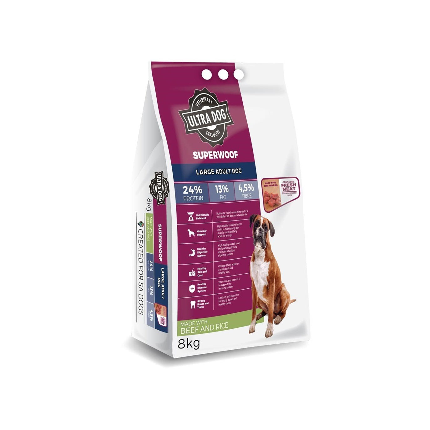 Ultra Dog Superwoof Adult Large Breed Beef & Rice