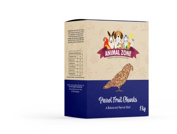 Animal Zone Fruit Chunks Parrot Food 1kg