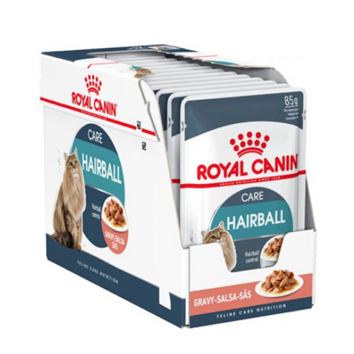 Royal Canin Feline Hairball Food Pouches in Gravy