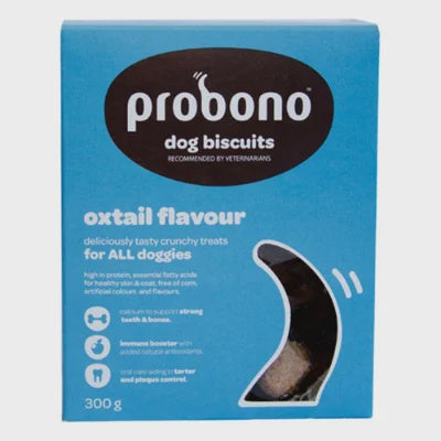 Probono Oxtail Flavoured Biscuits For Dog 300g
