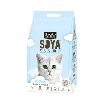 Kit Cat Baby Powder Soya Clump Kitten Litter