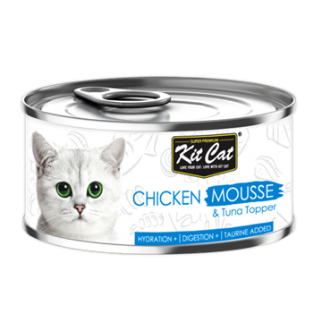 Kit Cat Adult Chicken Mousse and Tuna Topper