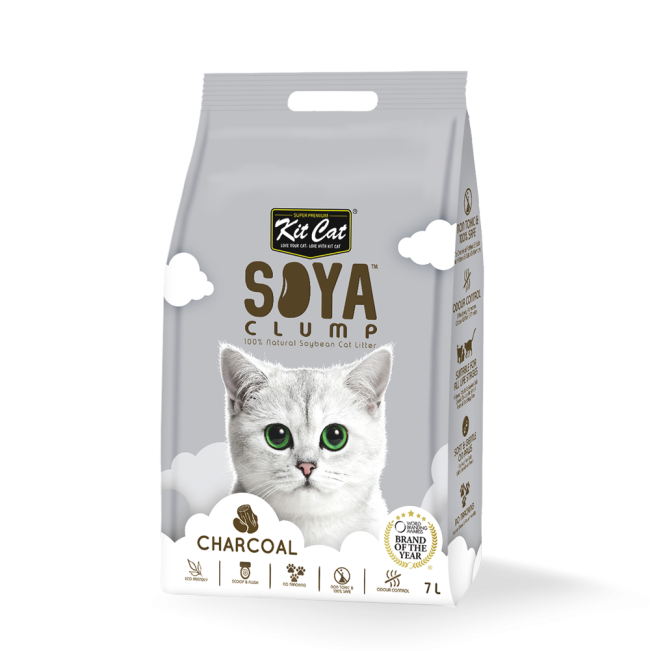 Kit Cat Charcoal Soya Clump Cat Litter