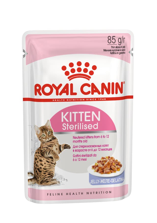 Kitten Sterilised in jelly 12x85g