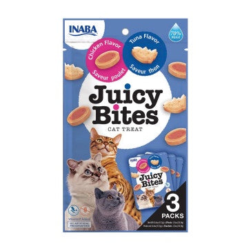 Juicy Bites Tuna & Chicken Cat Treats (3 Pack)