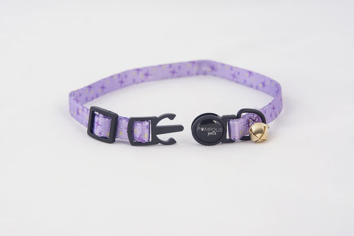 Pompous Pets  Lilac Stella Cat Collar