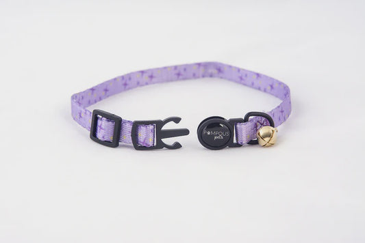 Pompous Pets  Lilac Stella Cat Collar