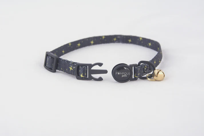 Pompous Pets  Onyx Stella Cat Collar